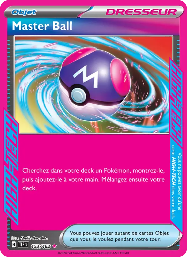 Carte Pokemon 153/162 Master Ball Holo | LorenZone
