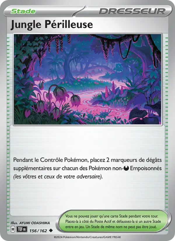 Carte Pokemon 156/162 Jungle Périlleuse Reverse | LorenZone