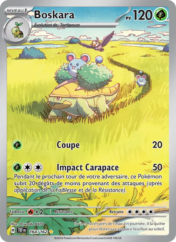 Carte Pokemon 164/162 Boskara Illustration Rare | LorenZone