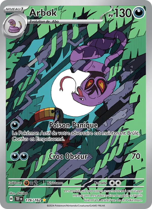 Carte Pokemon 176/162 Arbok Illustration Rare | LorenZone
