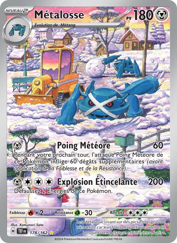 Carte Pokemon 178/162 Métalosse Illustration Rare | LorenZone