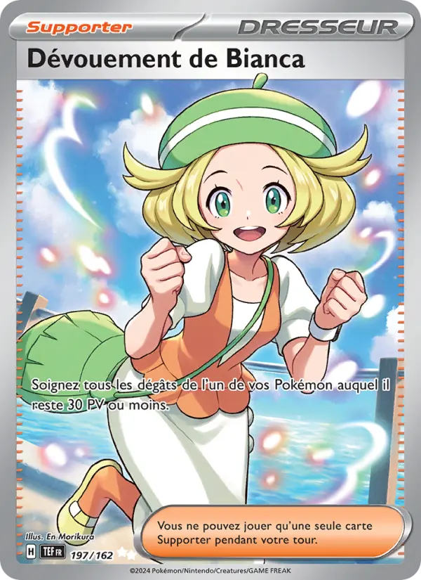 Carte Pokemon 197/162 Dévouement de Bianca Holo | LorenZone