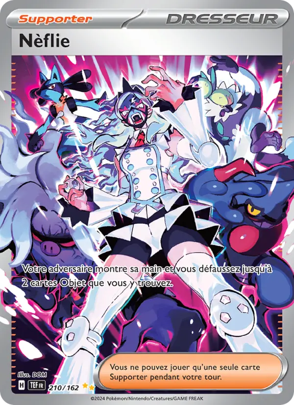 Carte Pokemon 210/162 Nèflie Illustration Spéciale Rare | LorenZone
