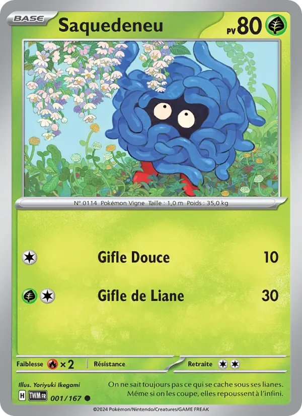 Carte Pokemon 001/167 Saquedeneu | LorenZone