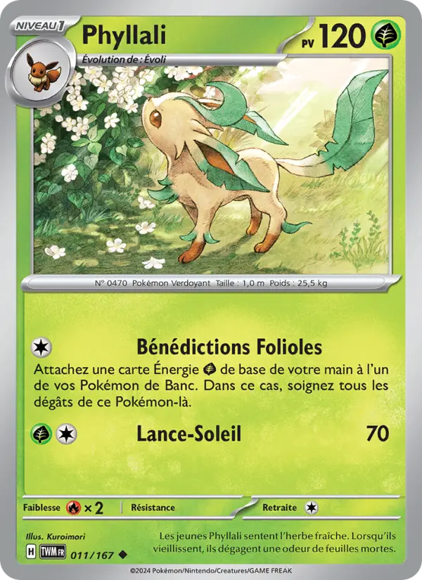 Carte Pokemon 011/167 Phyllali | LorenZone