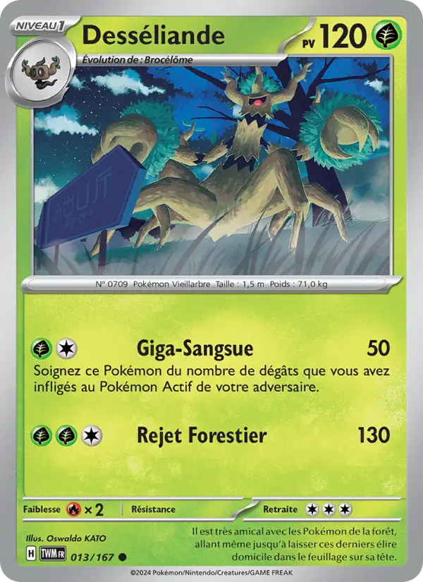 Carte Pokemon 013/167 Desséliande | LorenZone
