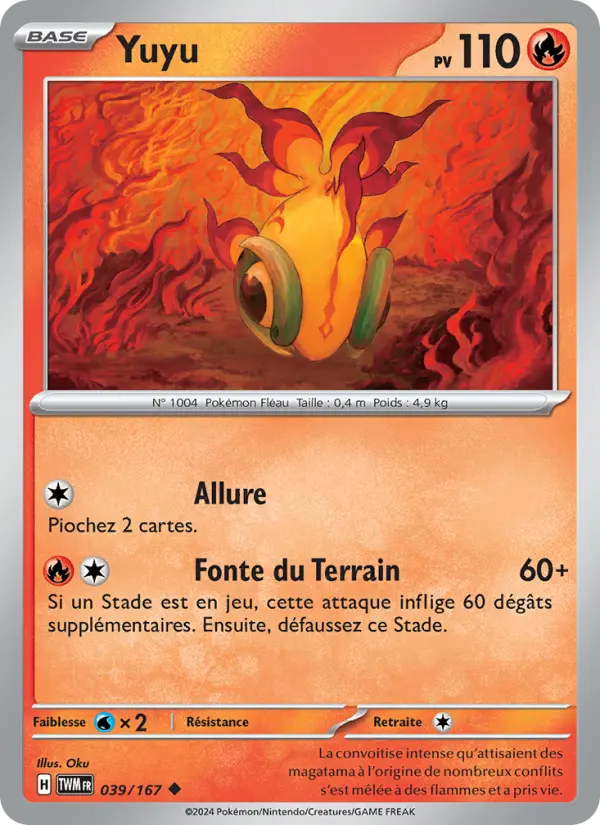 Carte Pokemon 039/167 Yuyu | LorenZone