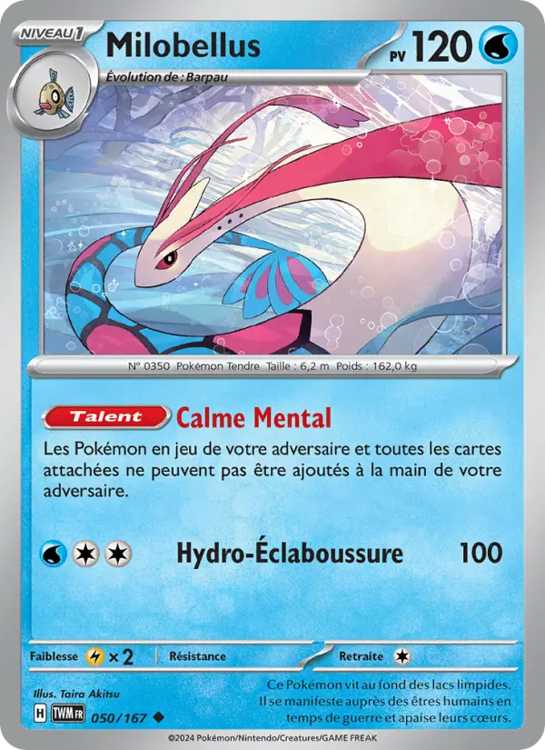 Carte Pokemon 050/167 Milobellus | LorenZone