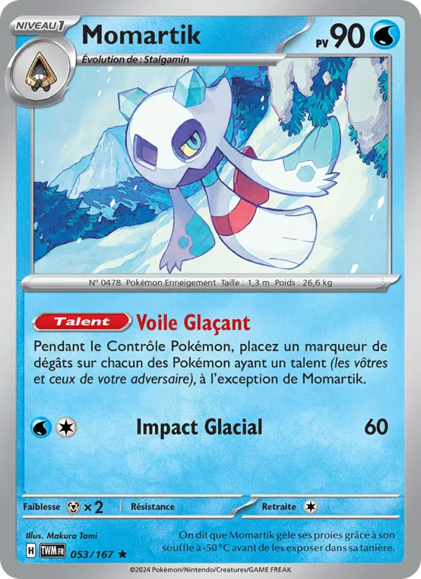 Carte Pokemon 053/167 Momartik Holo | LorenZone