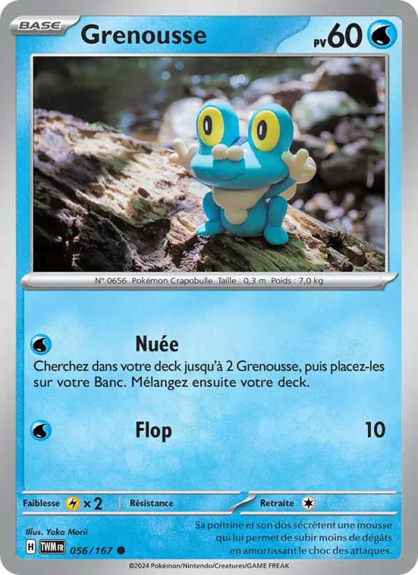 Carte Pokemon 056/167 Grenousse | LorenZone