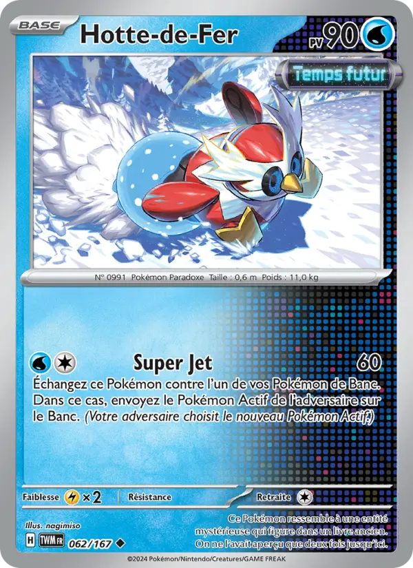 Carte Pokemon 062/167 Hotte-de-Fer | LorenZone
