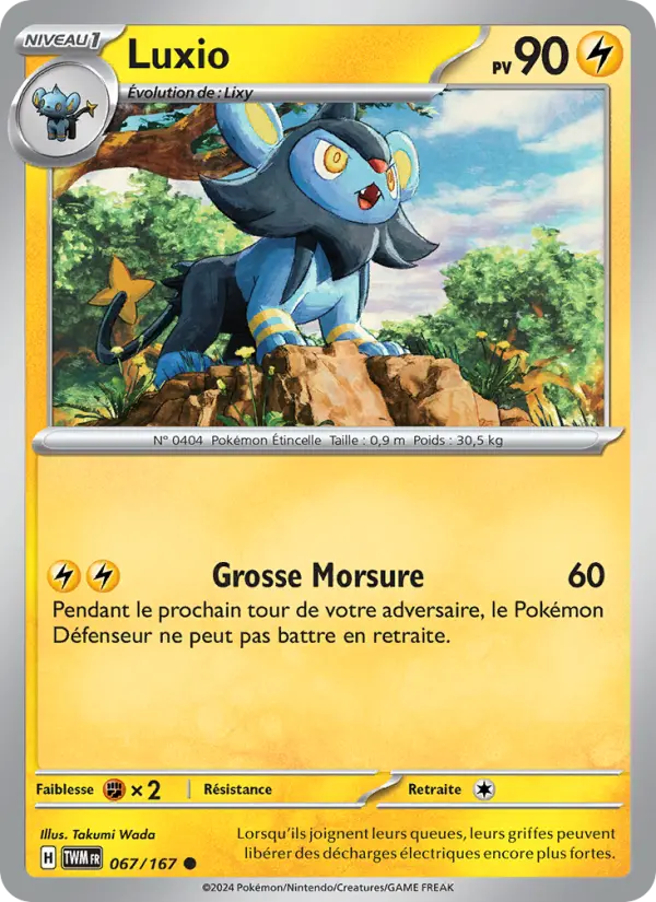 Carte Pokemon 067/167 Luxio | LorenZone