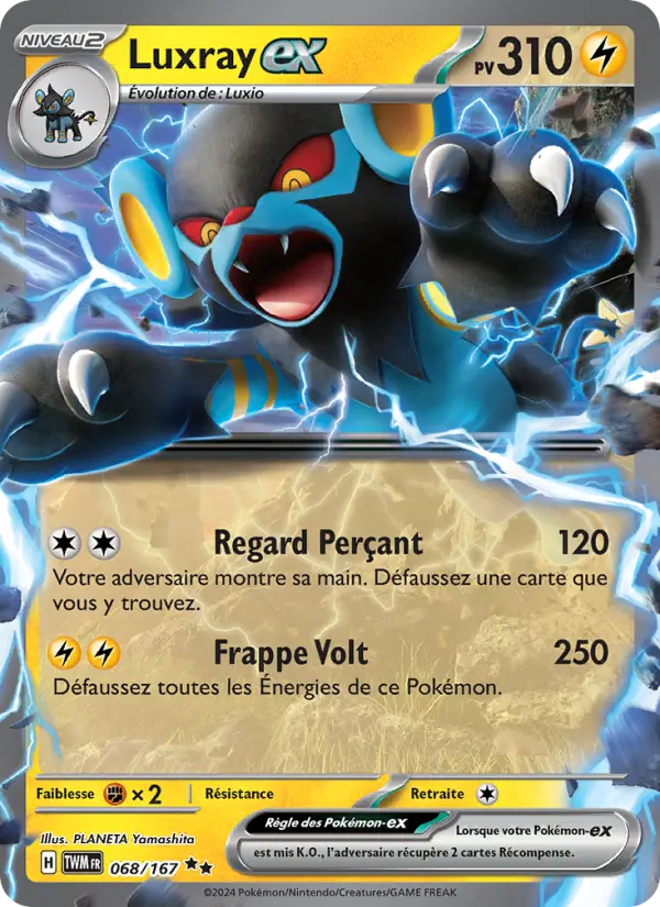 Carte Pokemon 068/167 Luxray-ex | LorenZone
