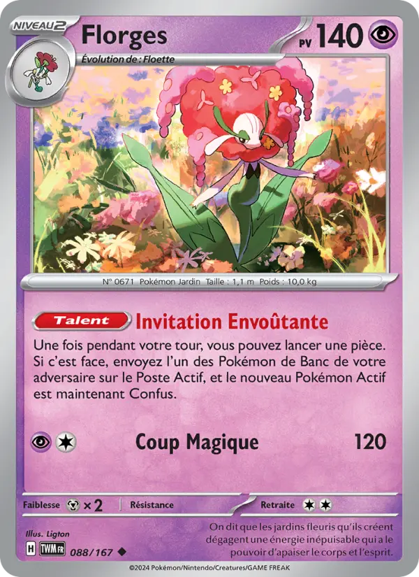Carte Pokemon 088/167 Florges | LorenZone
