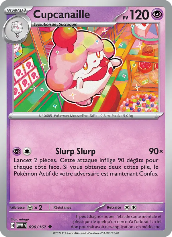 Carte Pokemon 090/167 Cupcanaille | LorenZone