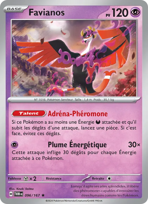 Carte Pokemon 096/167 Favianos Holo | LorenZone