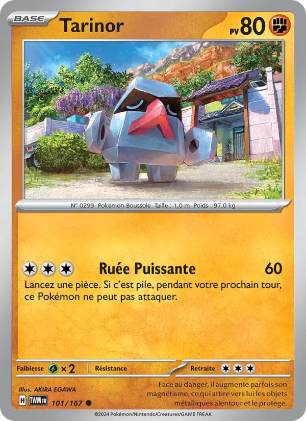 Carte Pokemon 101/167 Tarinor | LorenZone