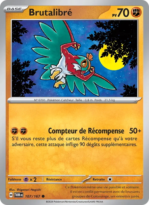 Carte Pokemon 107/167 Brutalibré | LorenZone