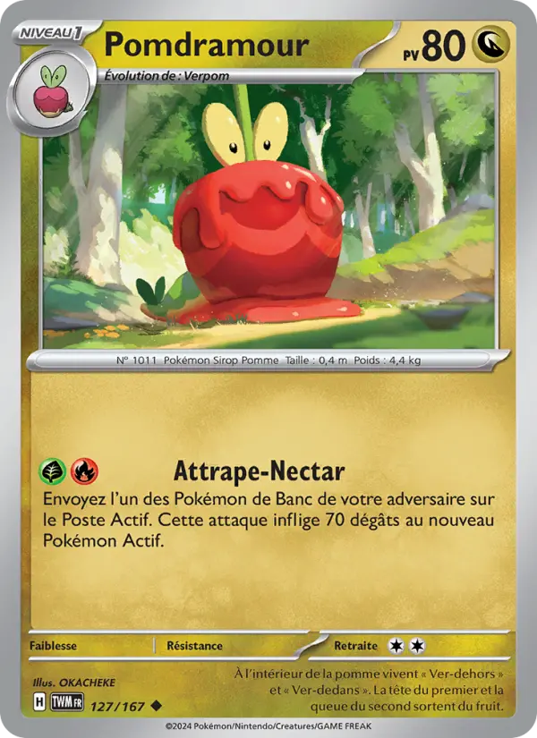 Carte Pokemon 127/167 Pomdramour | LorenZone