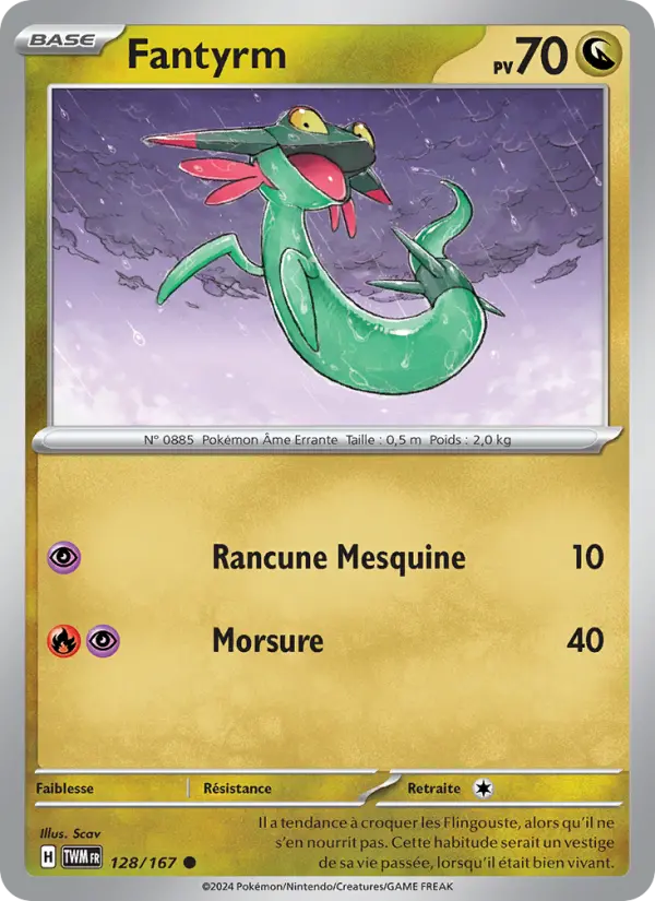 Carte Pokemon 128/167 Fantyrm | LorenZone