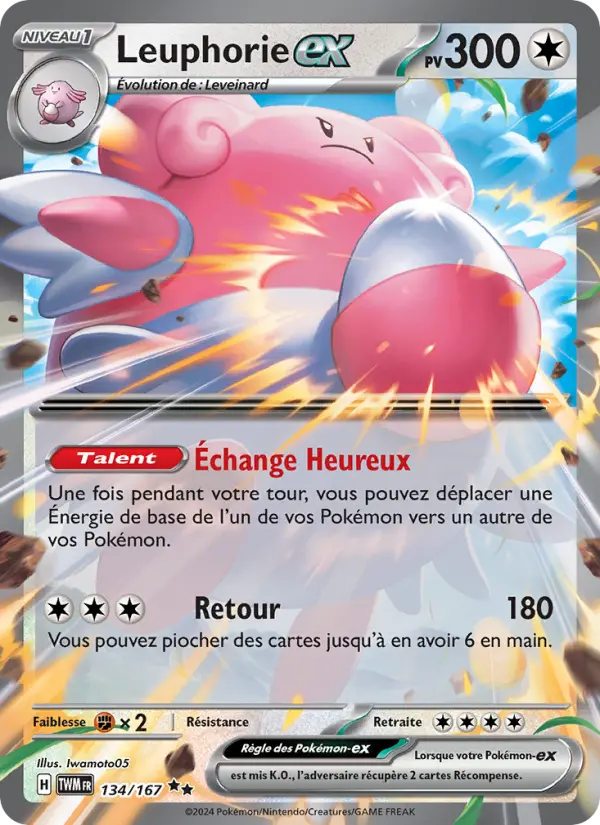 Carte Pokemon 134/167 Leuphorie-ex | LorenZone