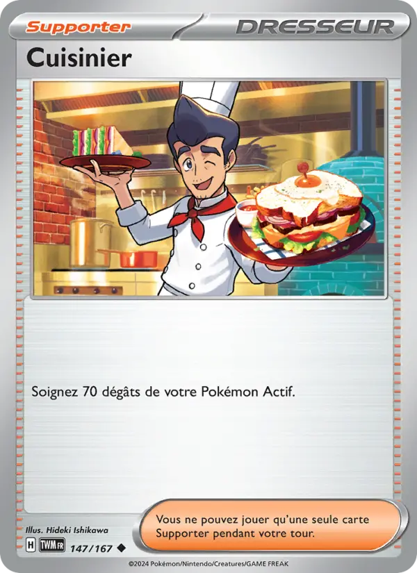 Carte Pokemon 147/167 Cuisinier | LorenZone