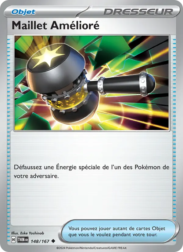Carte Pokemon 148/167 Maillet Amélioré | LorenZone