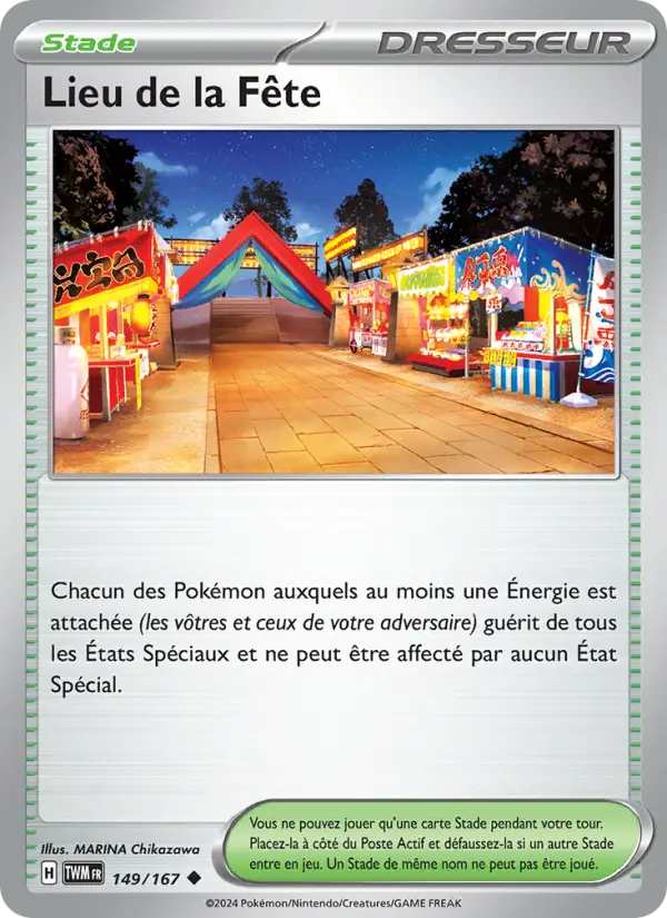 Carte Pokemon 149/167 Lieu de la Fête | LorenZone
