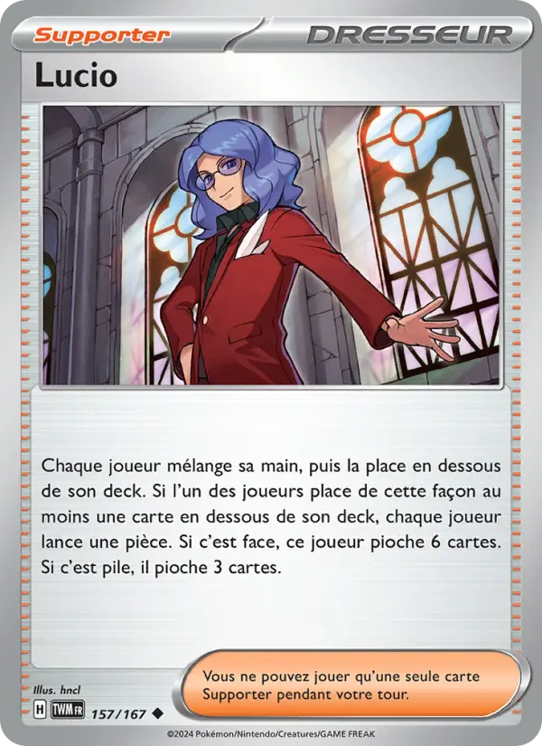 Carte Pokemon 157/167 Lucio | LorenZone