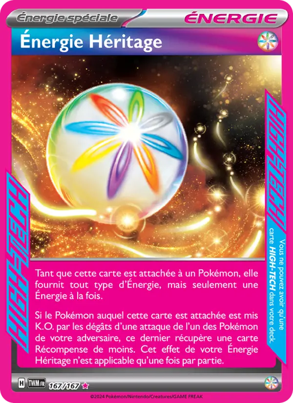Carte Pokemon 167/167 Énergie Héritage | LorenZone