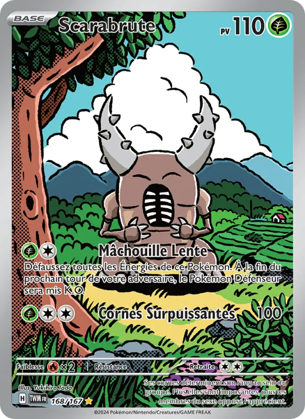 Carte Pokemon 168/167 Scarabrute Illustration Rare | LorenZone