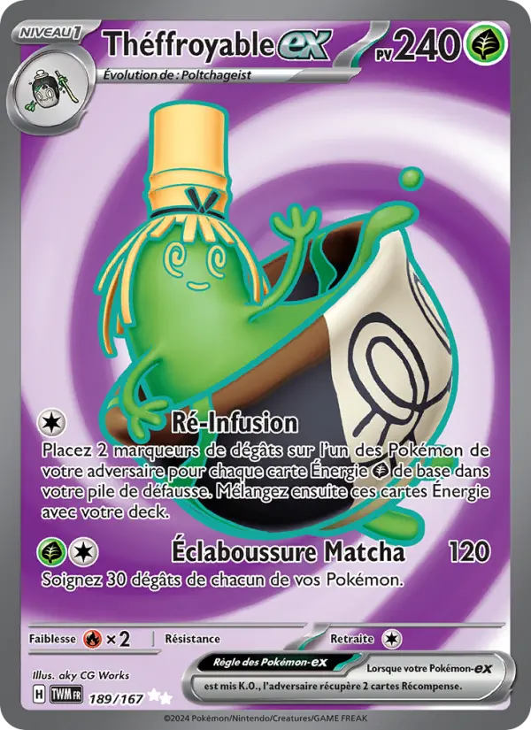 Carte Pokemon 189/167 Théffroyable-ex | LorenZone