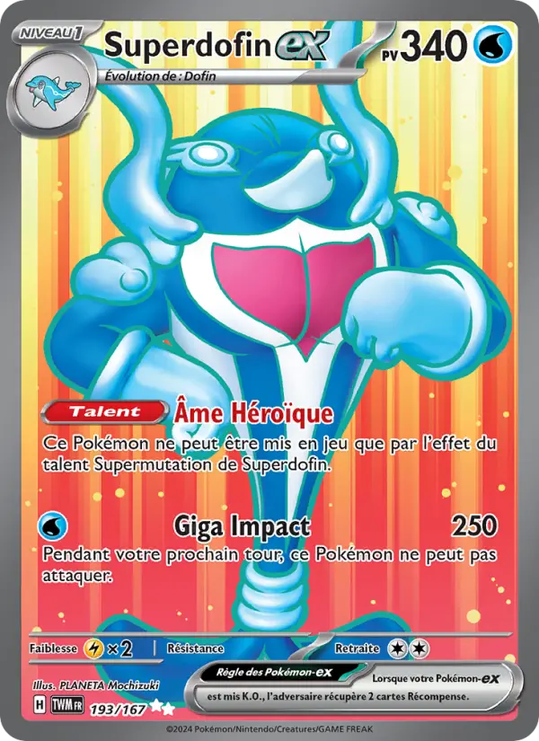 Carte Pokemon 193/167 Superdofin-ex | LorenZone