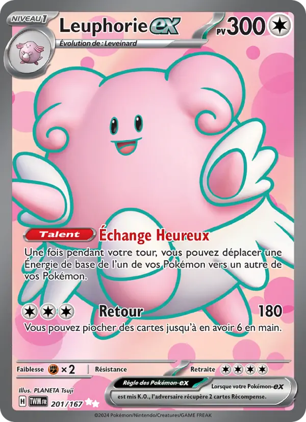 Carte Pokemon 201/167 Leuphorie-ex | LorenZone