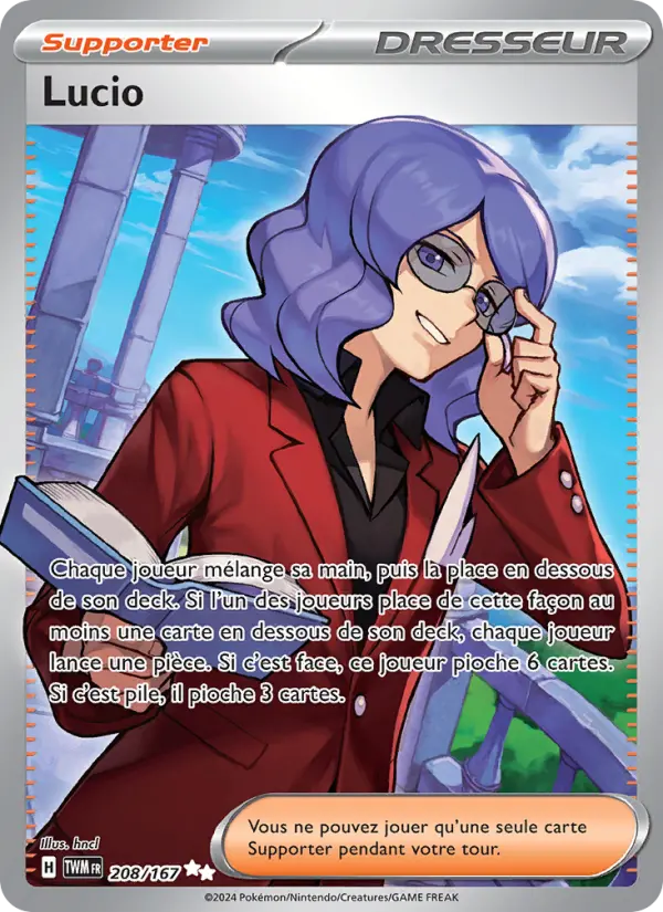 Carte Pokemon 208/167 Lucio | LorenZone