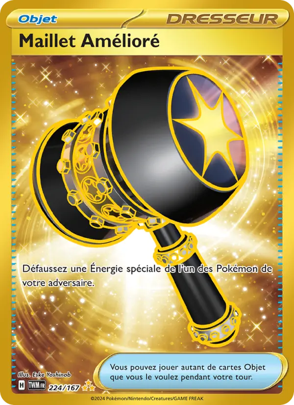 Carte Pokemon 224/167 Maillet Amélioré Hyper Rare | LorenZone