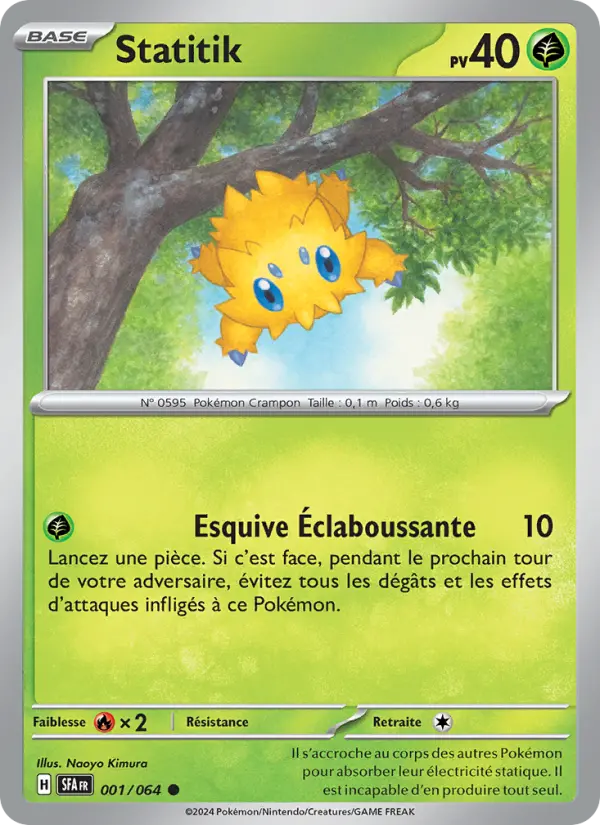 Carte Pokemon 001/064 Statitik | LorenZone