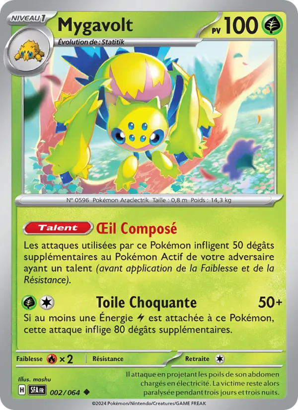 Carte Pokemon 002/064 Mygavolt | LorenZone