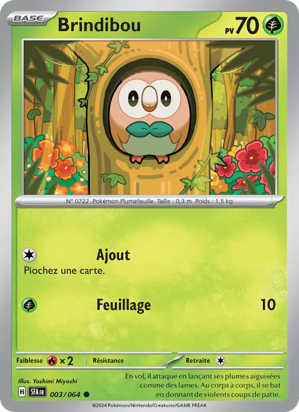 Carte Pokemon 003/064 Brindibou | LorenZone
