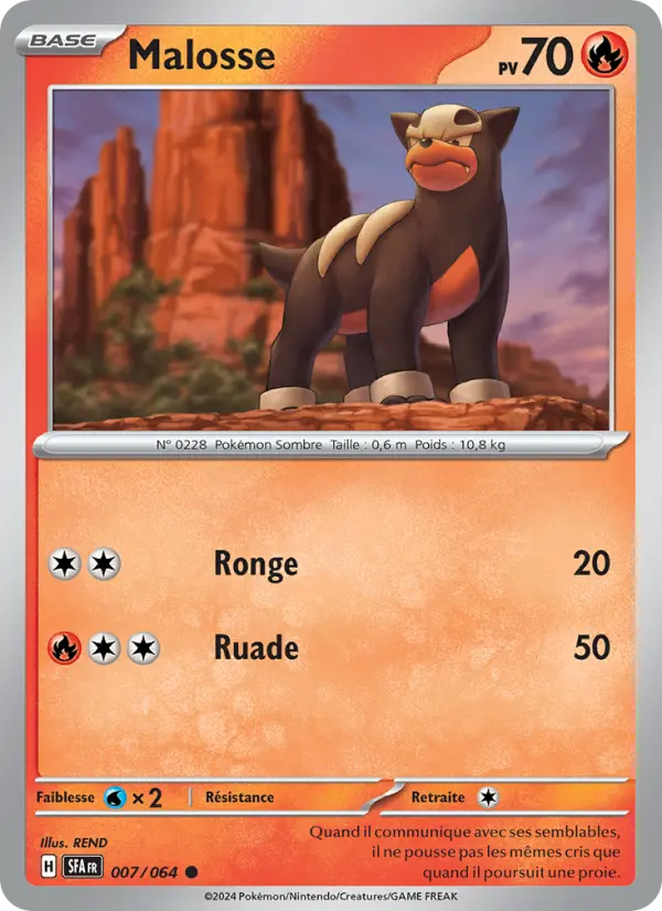 Carte Pokemon 007/064 Malosse | LorenZone