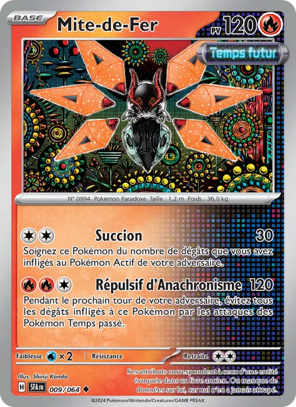 Carte Pokemon 009/064 Mite-de-Fer | LorenZone