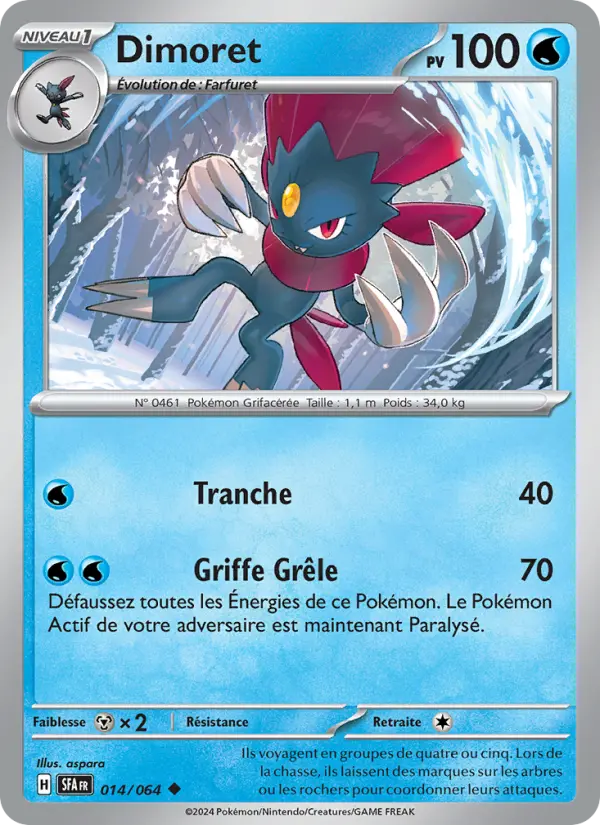 Carte Pokemon 014/064 Dimoret | LorenZone