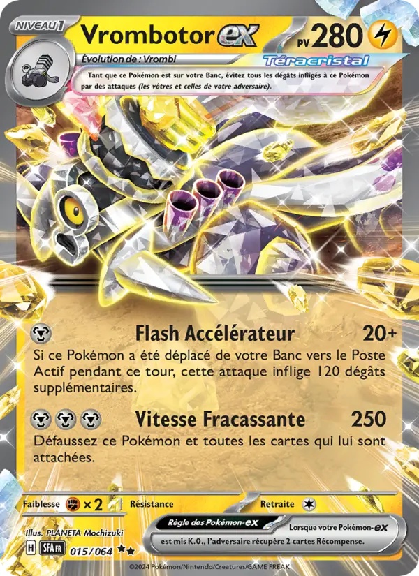 Carte Pokemon 015/064 Vrombotor-ex | LorenZone