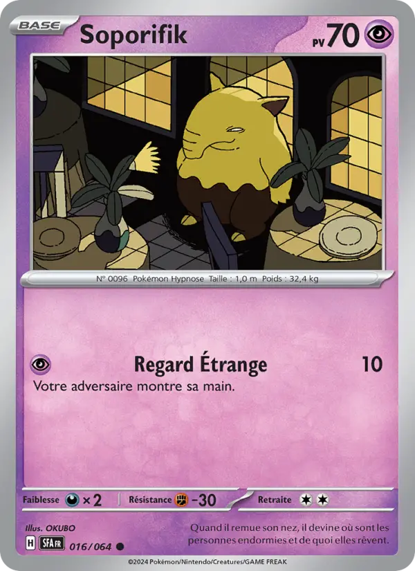 Carte Pokemon 016/064 Soporifik | LorenZone