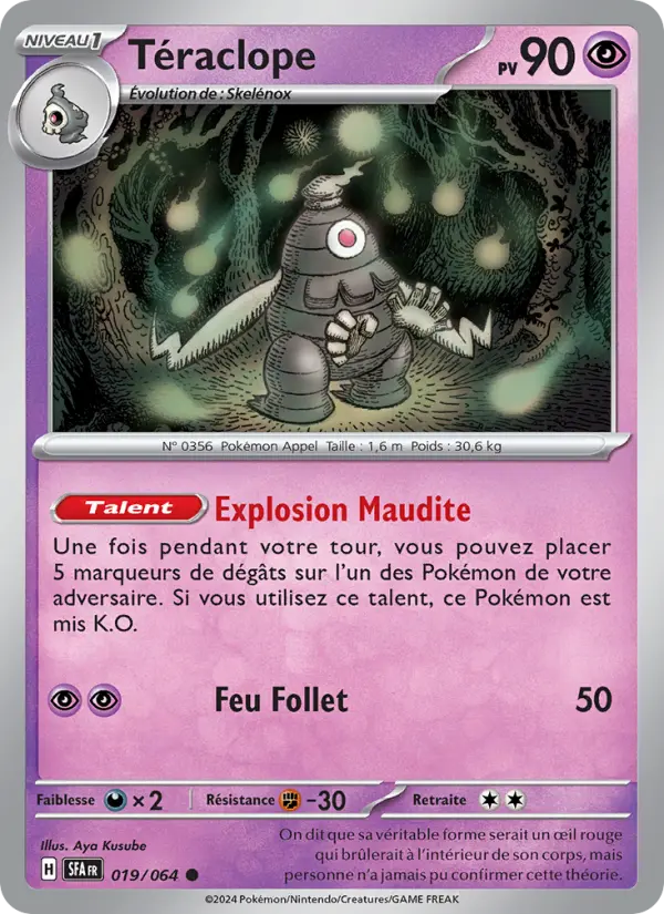 Carte Pokemon 019/064 Téraclope | LorenZone