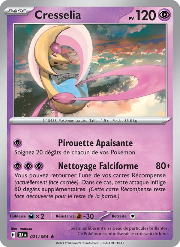Carte Pokemon 021/064 Cresselia Holo | LorenZone