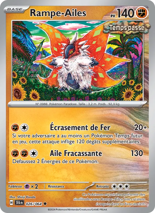 Carte Pokemon 026/064 Rampe-Ailes | LorenZone