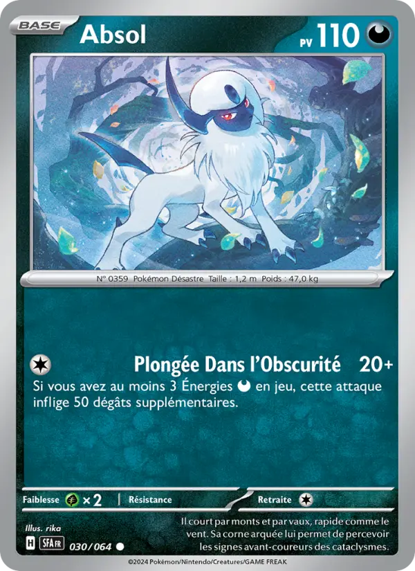Carte Pokemon 030/064 Absol | LorenZone