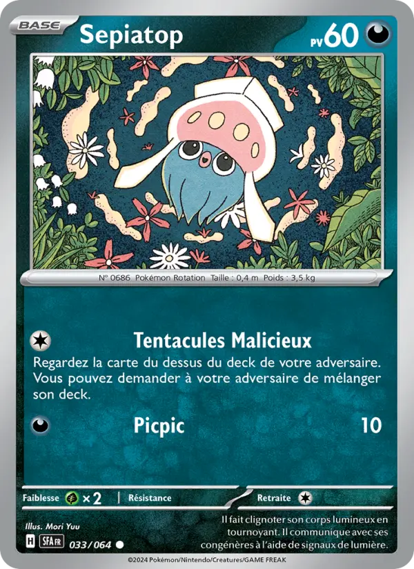 Carte Pokemon 033/064 Sepiatop | LorenZone