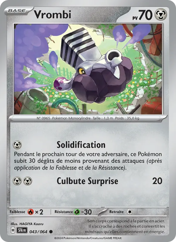 Carte Pokemon 043/064 Vrombi | LorenZone